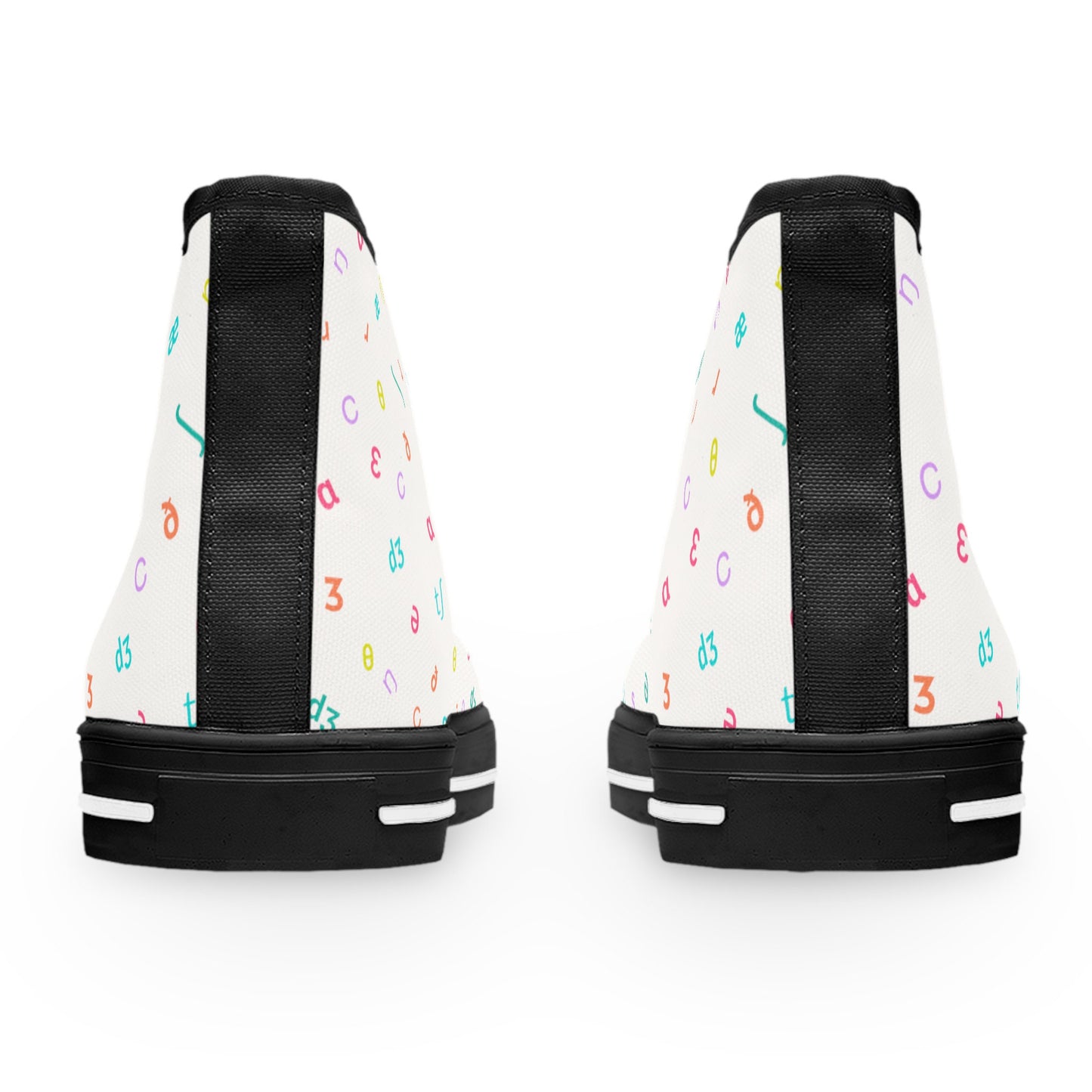 IPA Phonetic Symbol High Top Sneakers