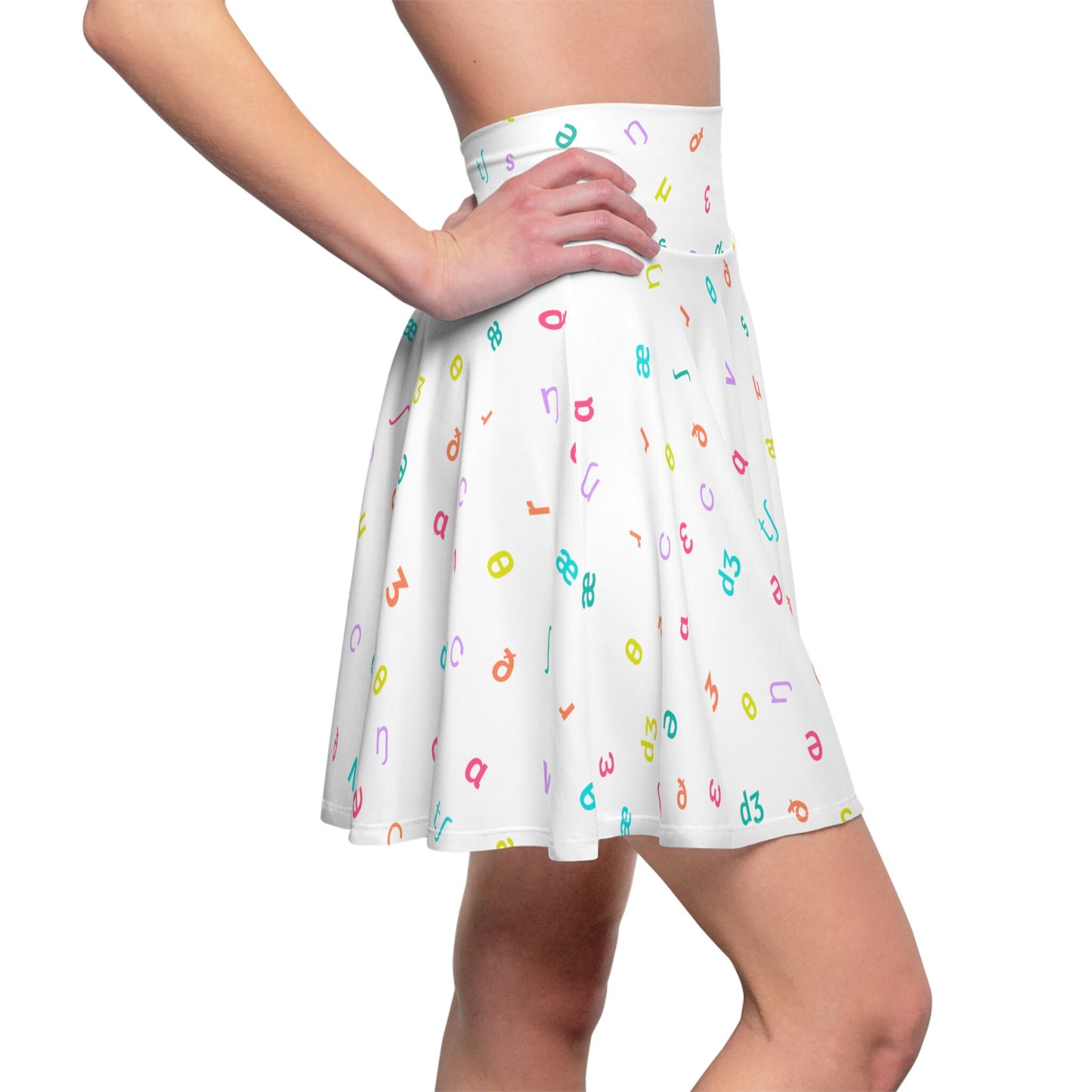 IPA Phonetic Alphabet Women's Skater Skirt
