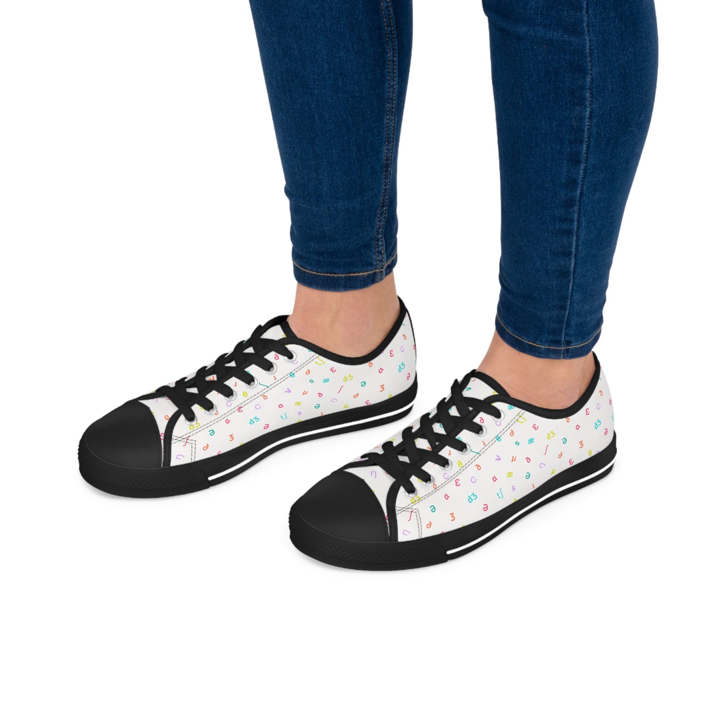 IPA Phonetic Alphabet Women's Low Top Sneakers