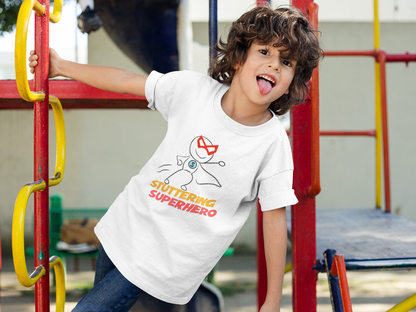 Kids Stuttering Superhero T-shirt