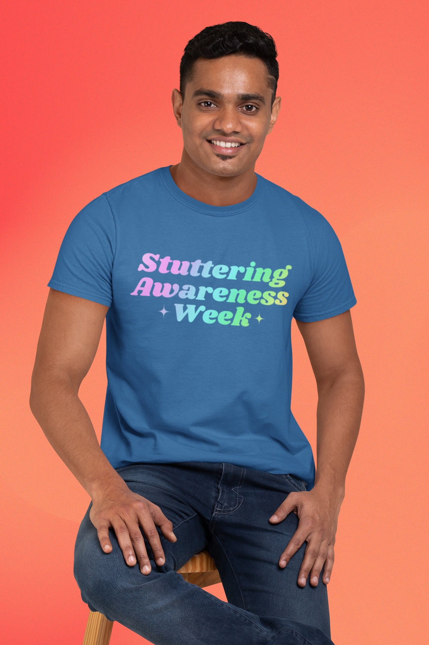 Stuttering Awareness Week Gradient Tshirt