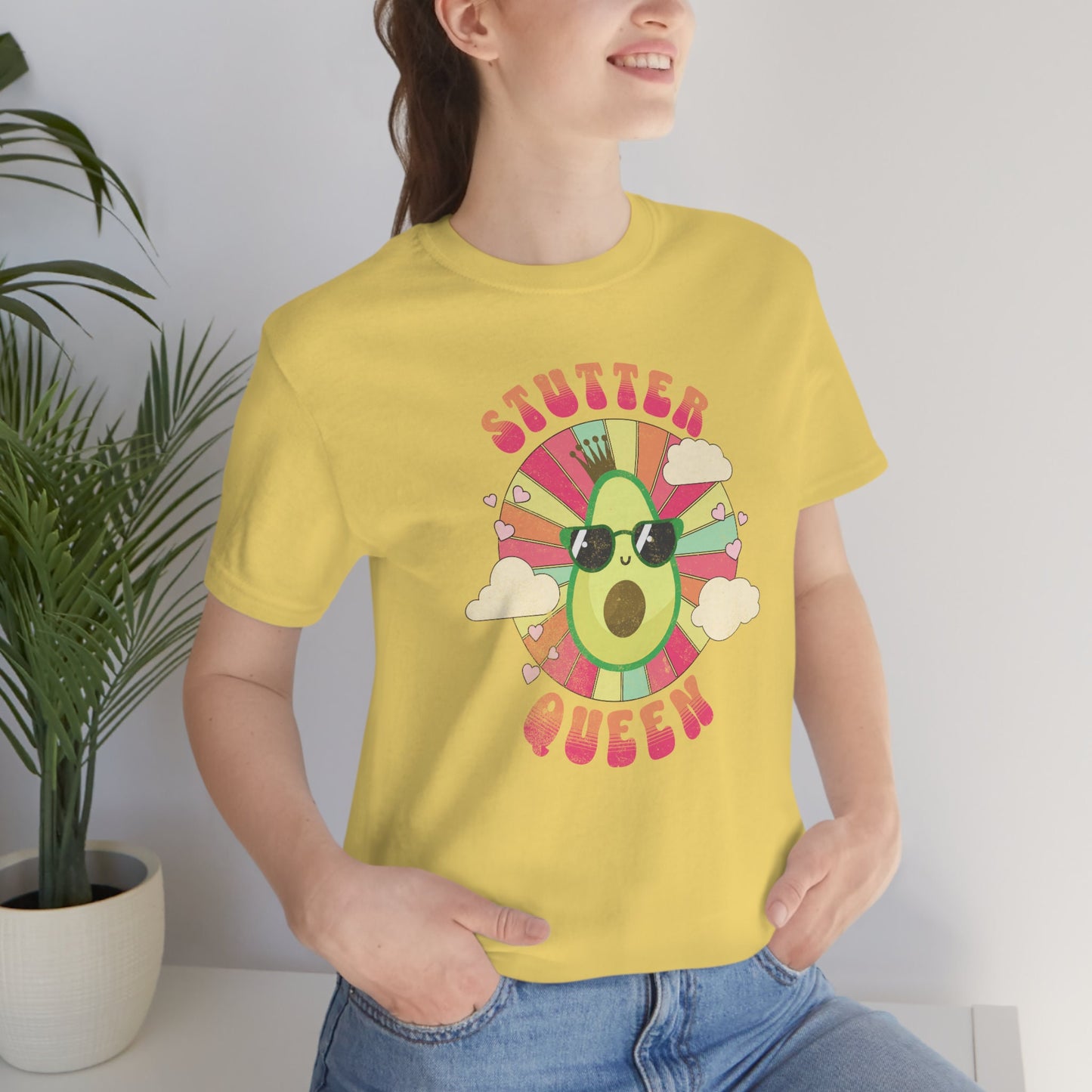 Cute Stuttering Queen Avocado Shirt