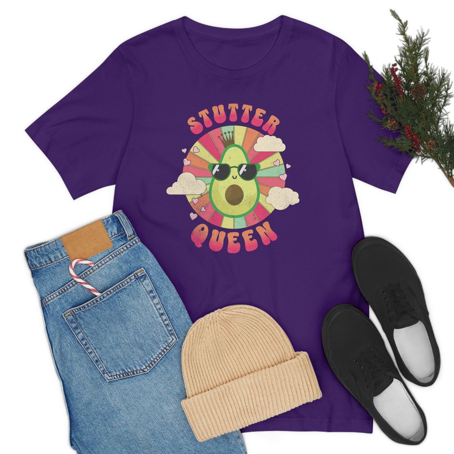 Cute Stuttering Queen Avocado Shirt