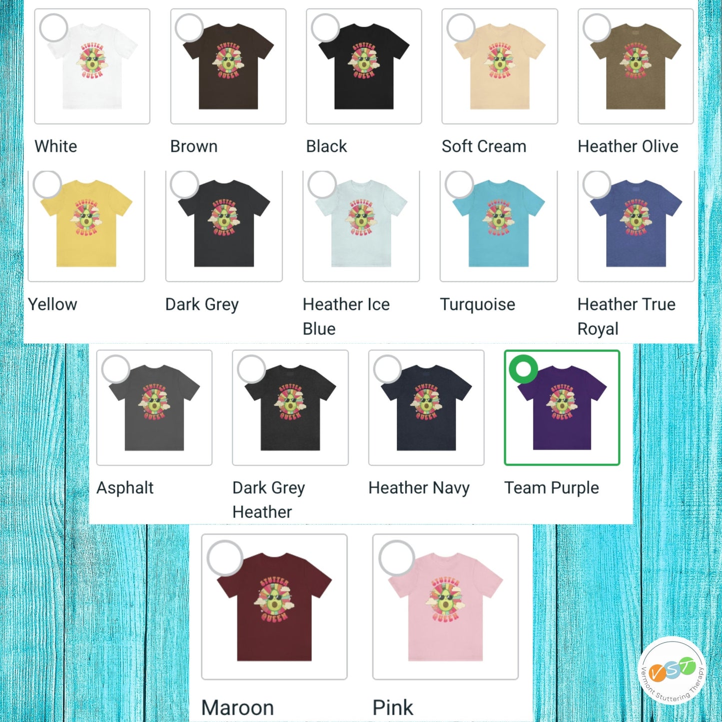 Cute Stuttering Queen Avocado Shirt