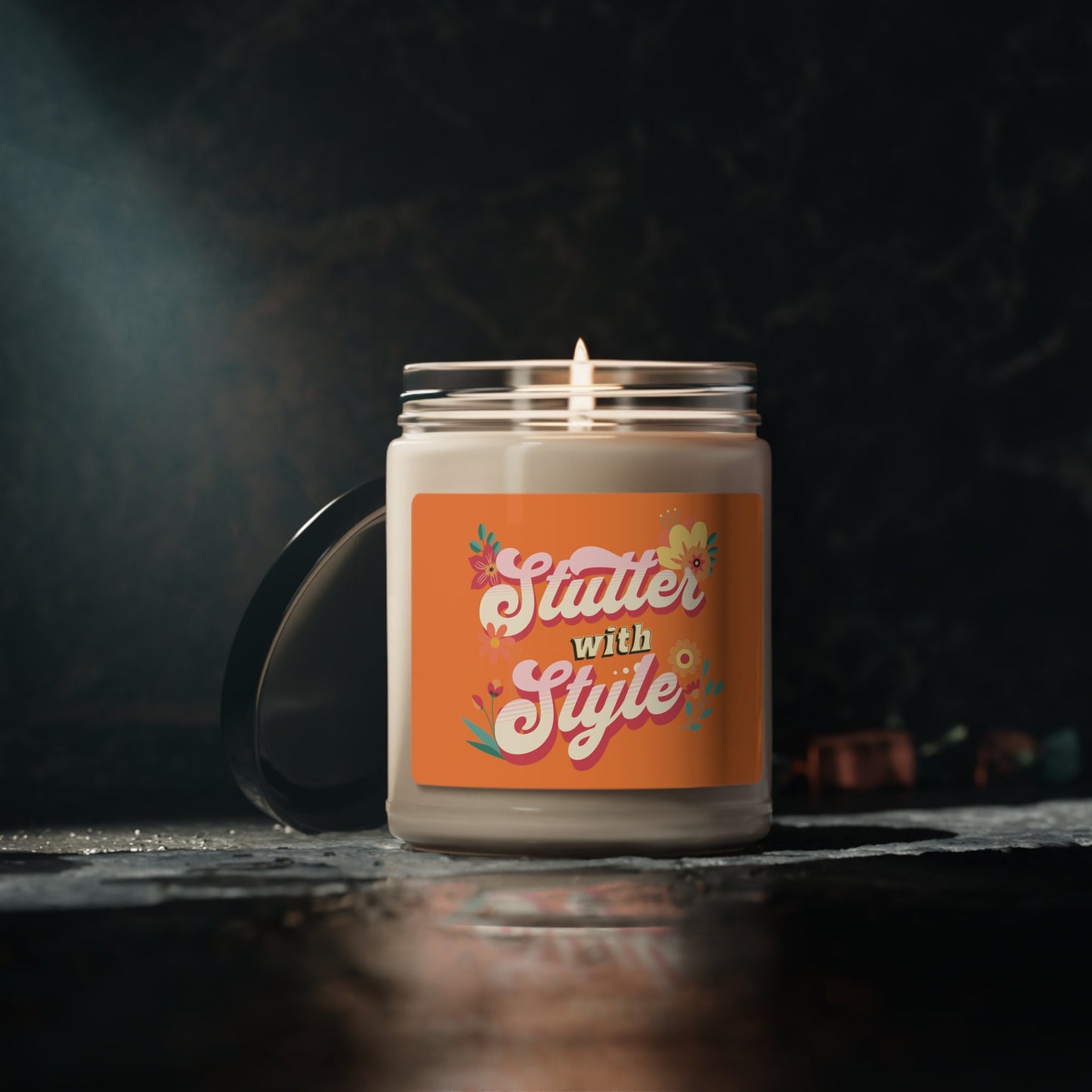 Stutter with Style Scented Soy Candle, 9oz