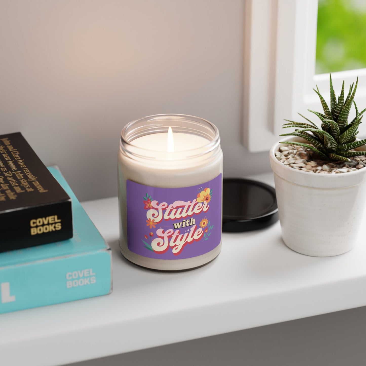 Stutter with Style Scented Soy Candle, 9oz