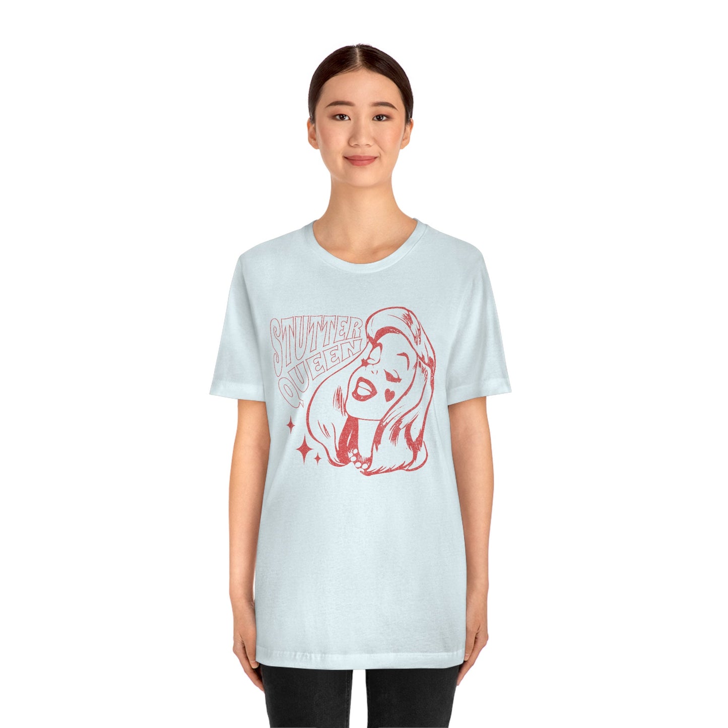 Stuttering Queen Cute Retro Pinup Shirt
