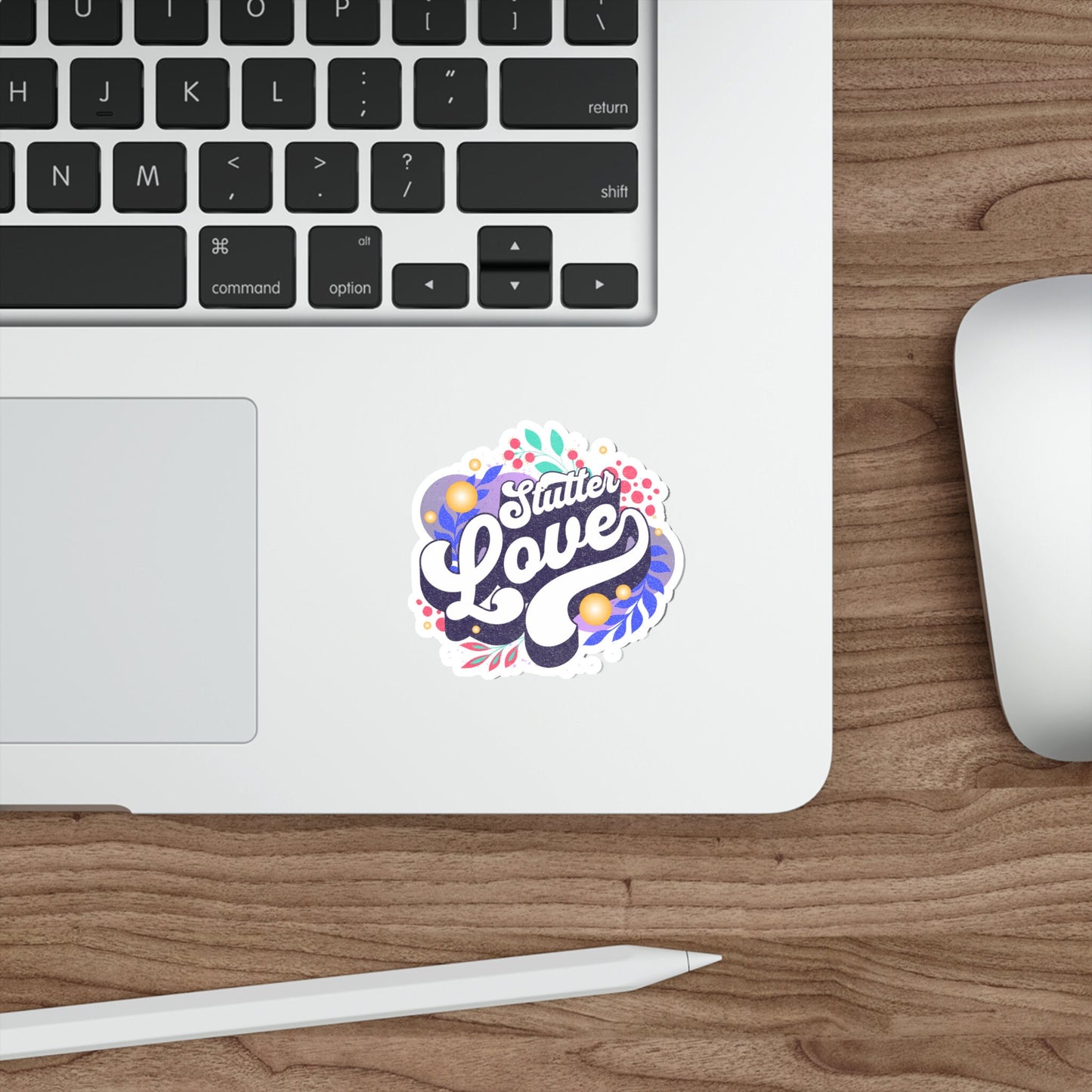 Stutter Love Retro Sticker 2", 3", 4", or 5"