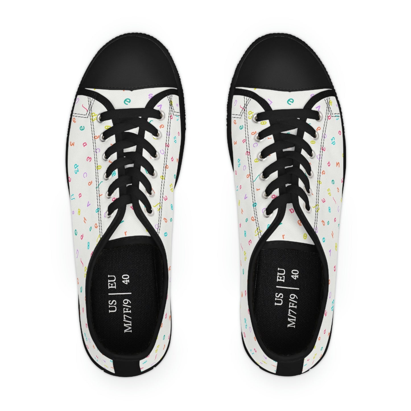 IPA Phonetic Alphabet Women's Low Top Sneakers