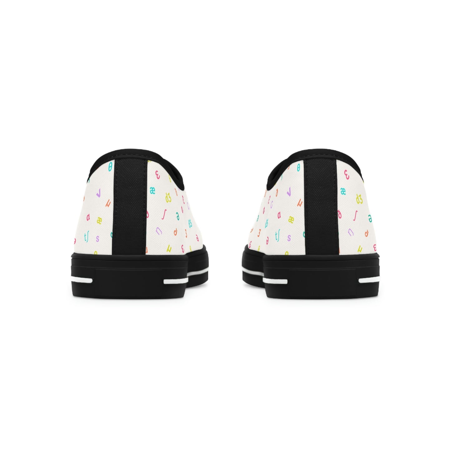 IPA Phonetic Alphabet Women's Low Top Sneakers