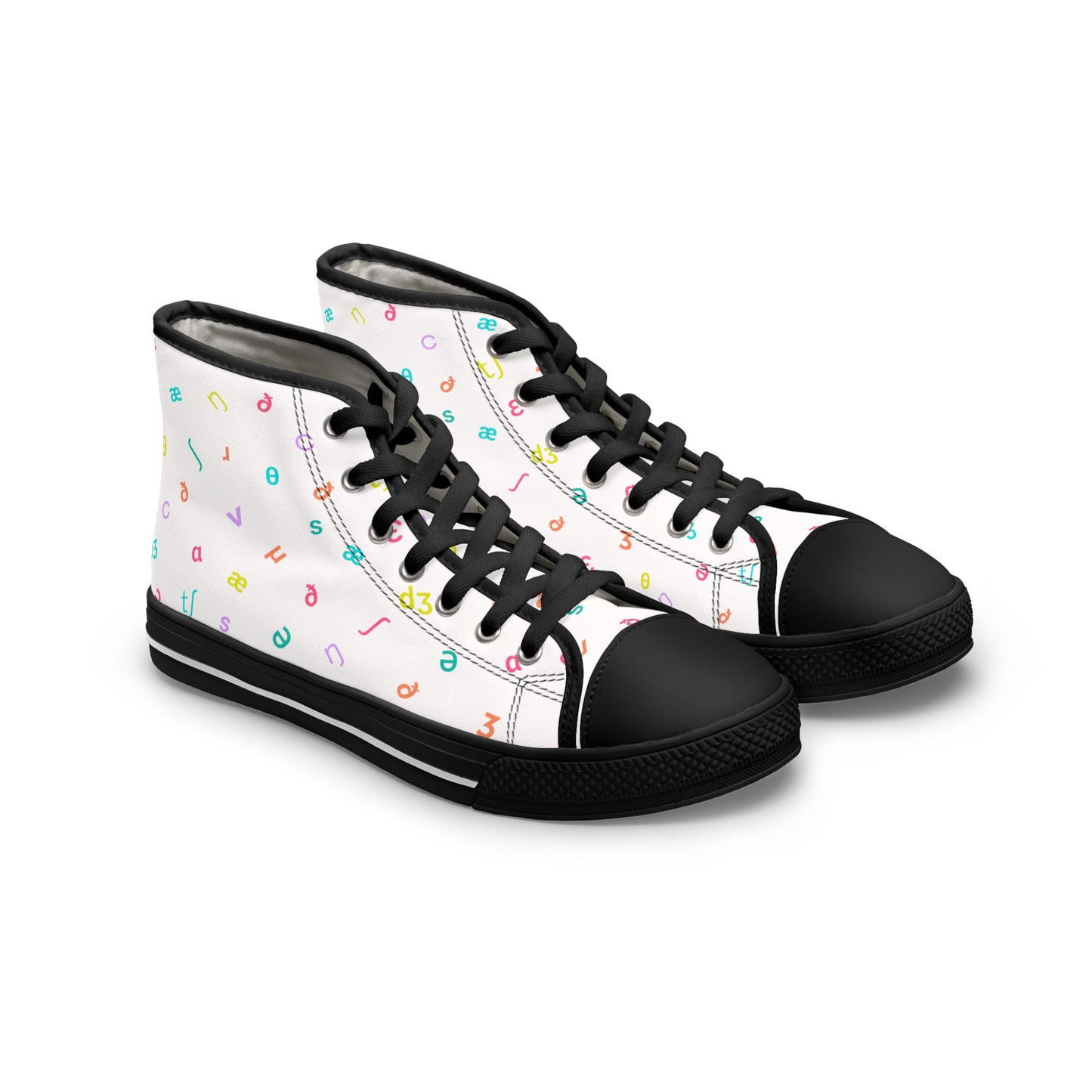 IPA Phonetic Symbol High Top Sneakers