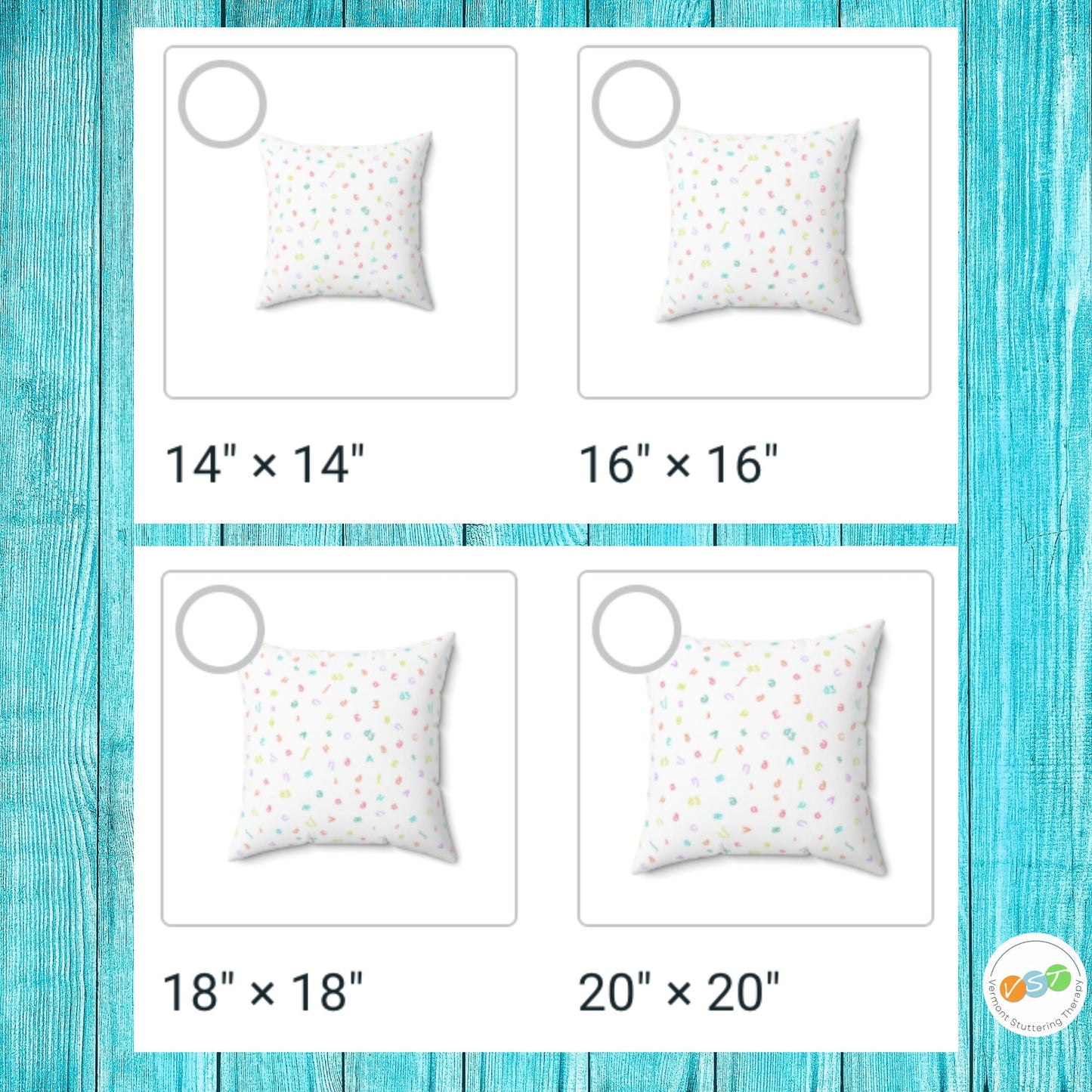 IPA Phonetic Symbols Pillow for SLP