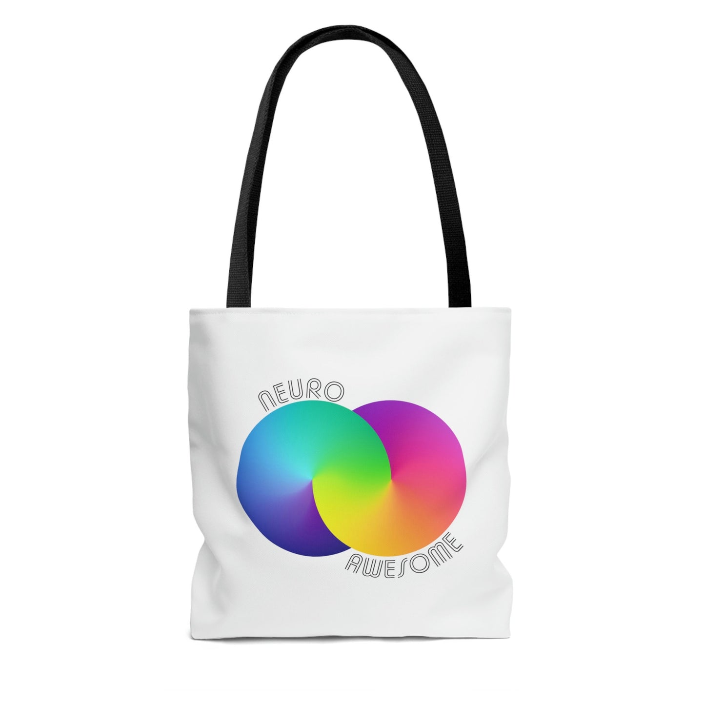 Neuroawesome Stuttering Autism Infinity Tote Bag (3 sizes)