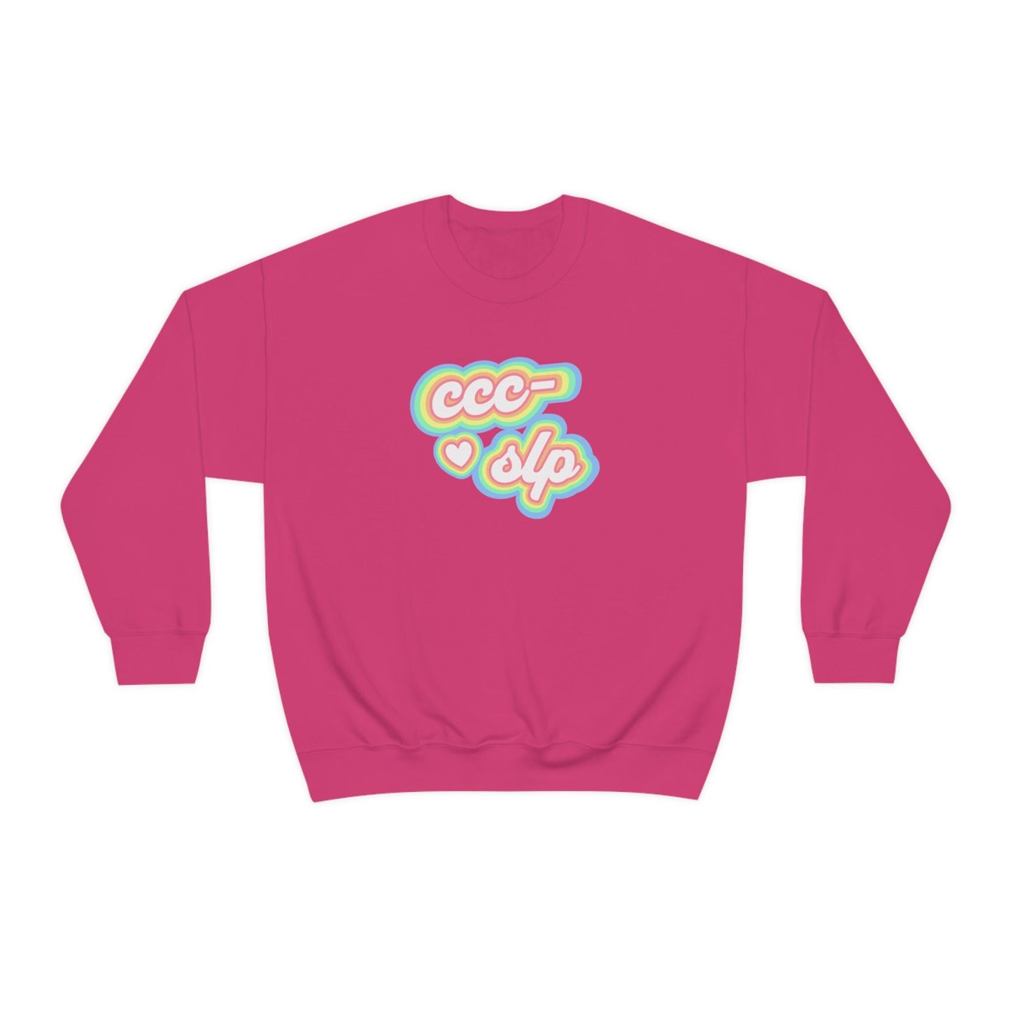 CCC-SLP Retro Speech-Language Pathologist Sweatshirt