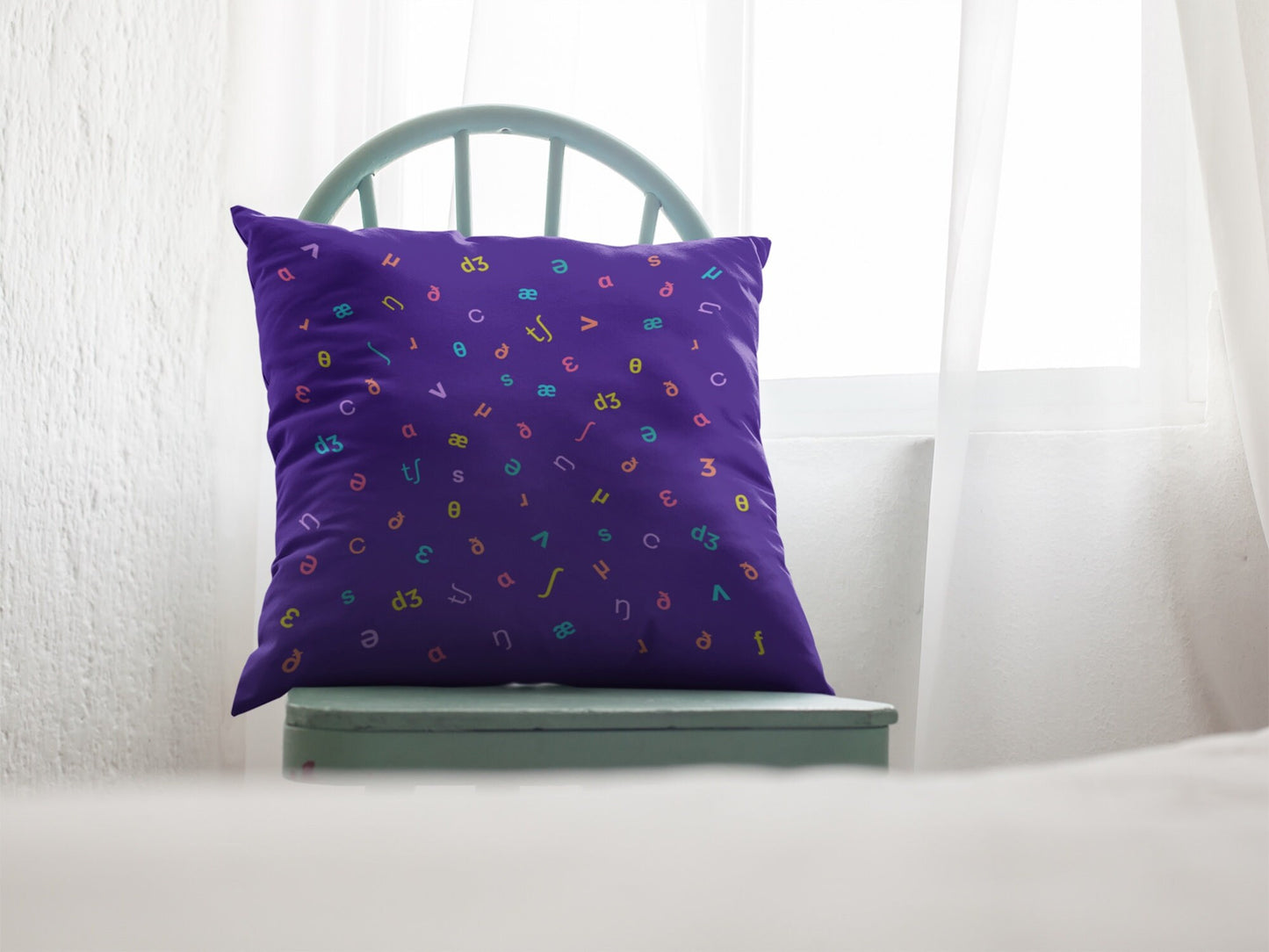 IPA Phonetic Symbols Pillow for SLP
