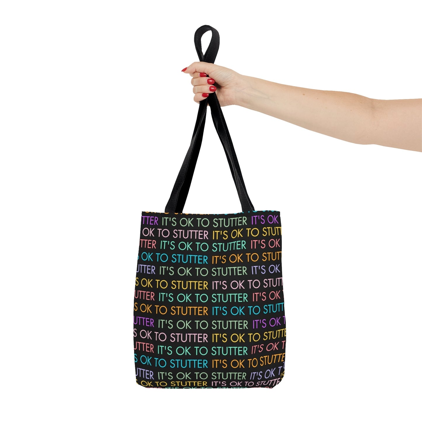 It's OK to Stutter Tote Bag (3 size options)