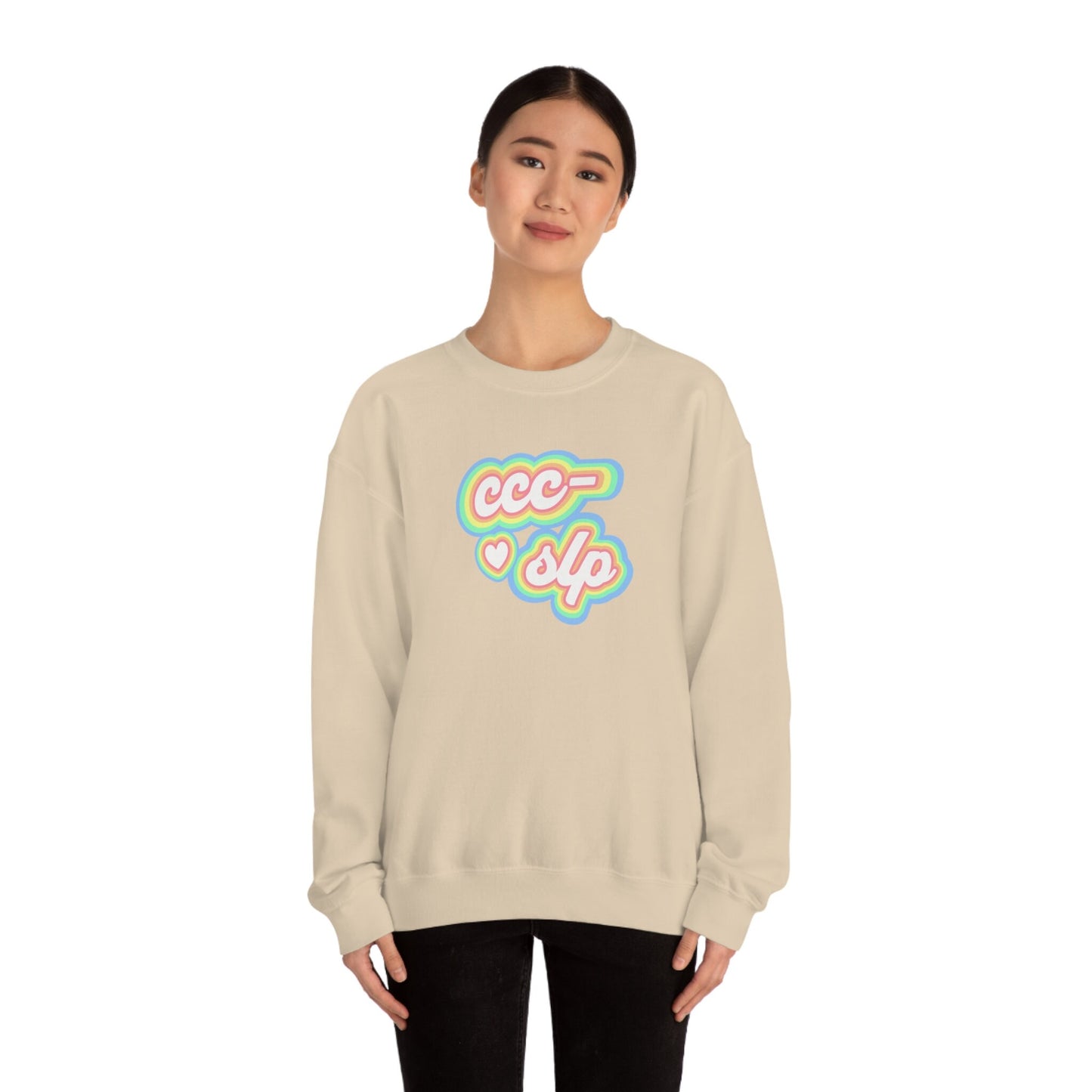 CCC-SLP Retro Speech-Language Pathologist Sweatshirt