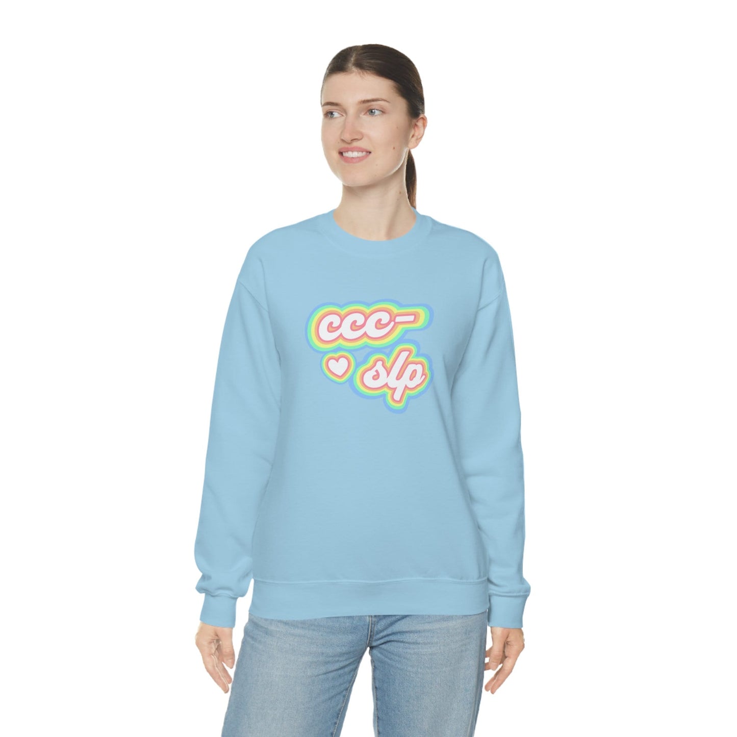 CCC-SLP Retro Speech-Language Pathologist Sweatshirt