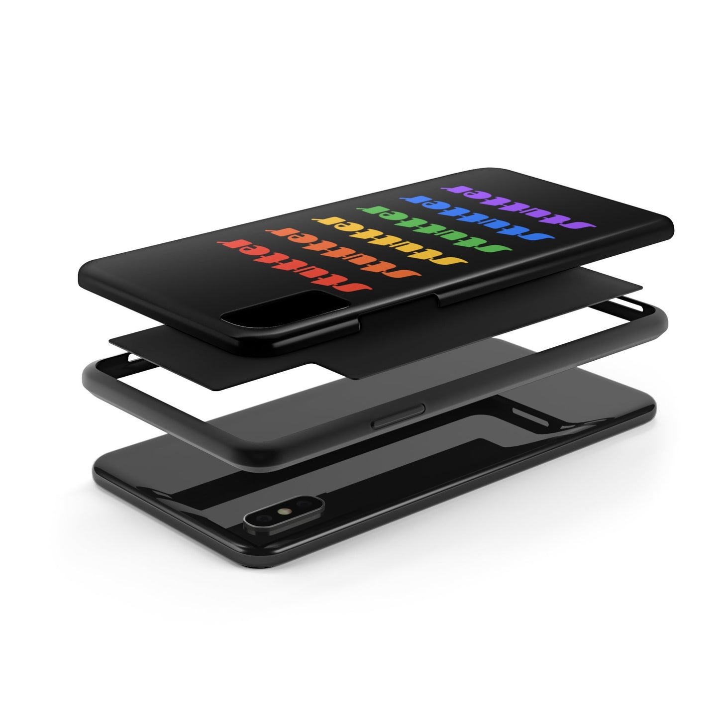 Stutter Pride Rainbow Tough Phone Case