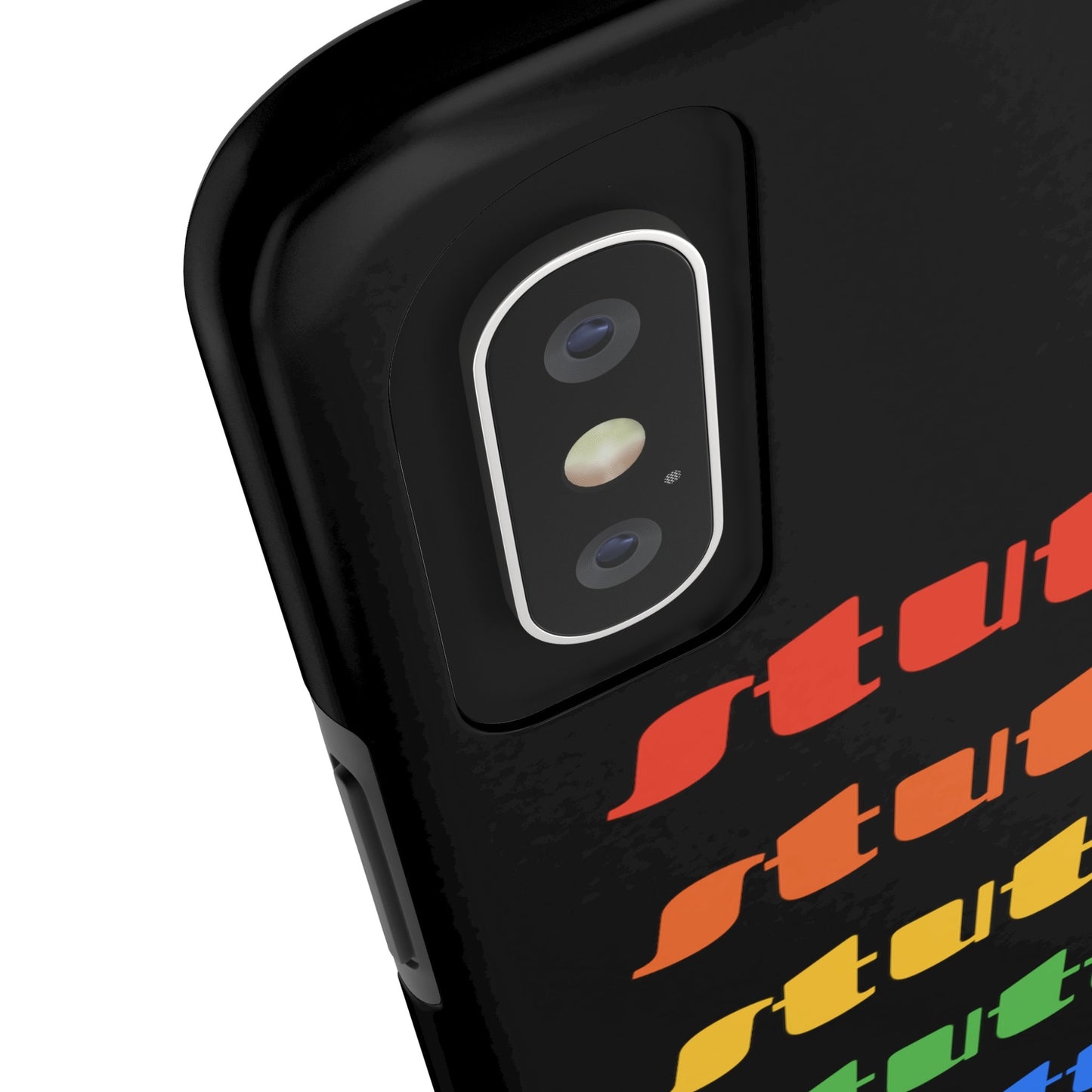 Stutter Pride Rainbow Tough Phone Case