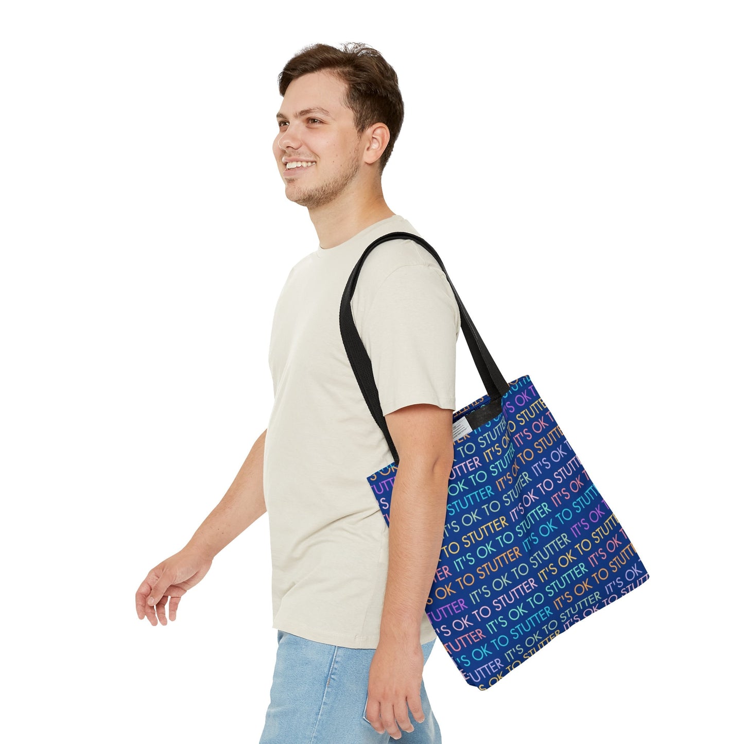 It's OK to Stutter Tote Bag (3 size options)