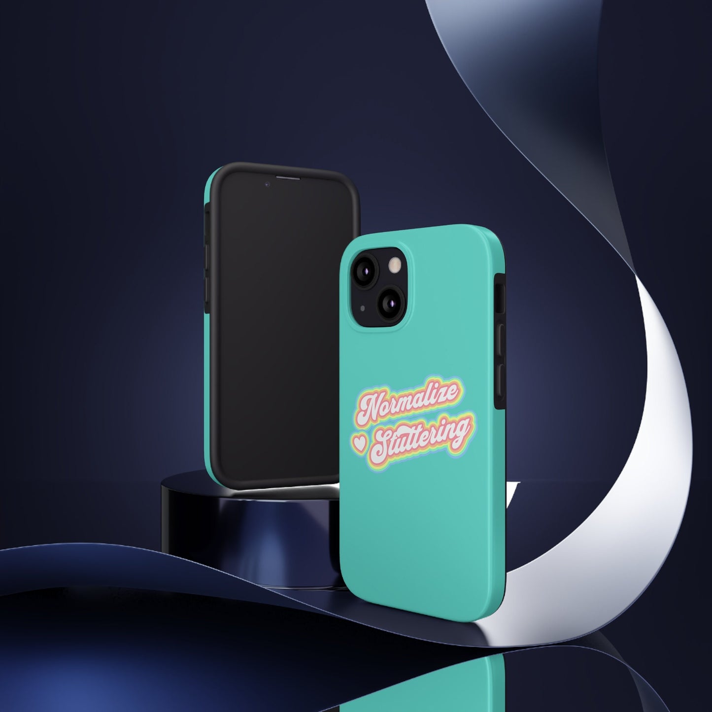 Normalize Stuttering Retro Tough Phone Case