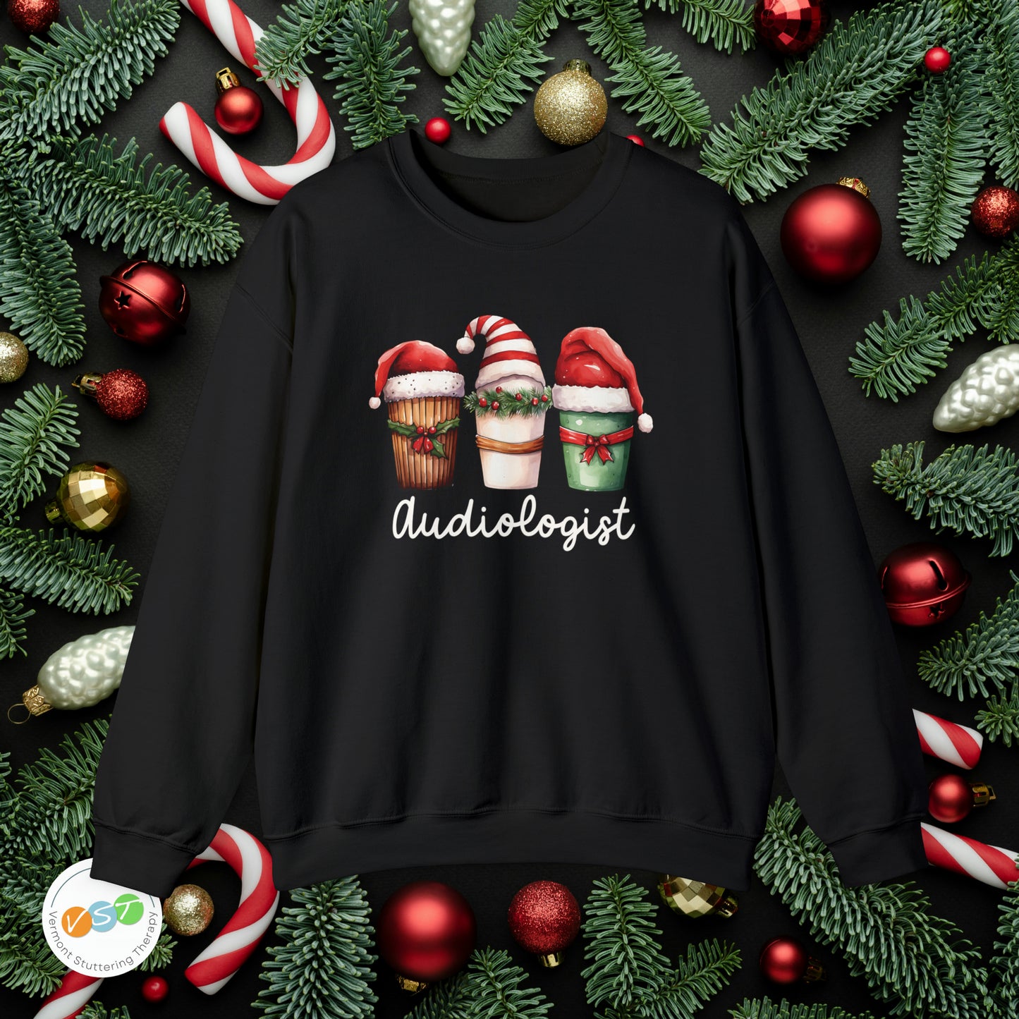 Audiologist Christmas Coffee Sweatshirt