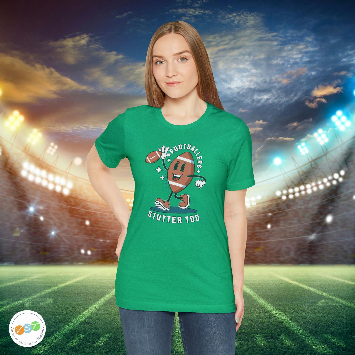 Footballers Stutter Too Retro T-shirt