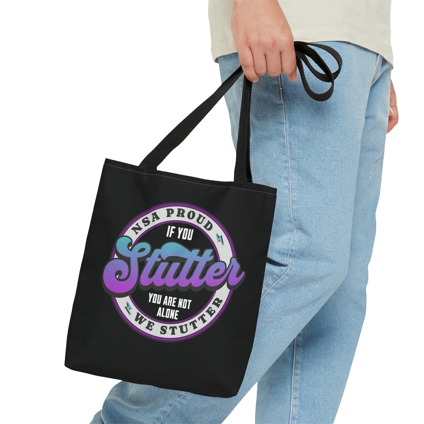 NSA Conference We Stutter If You Stutter You Are Note Alone - Tote Bag