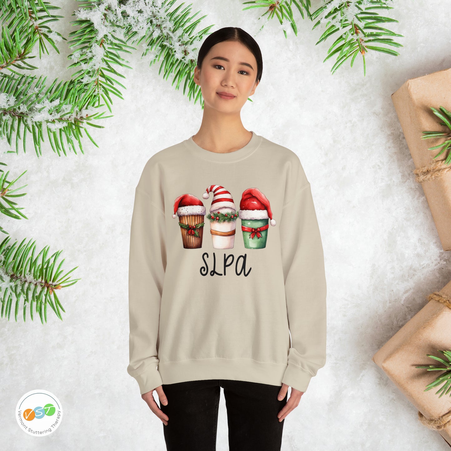 SLPA Latte Christmas Sweatshirt