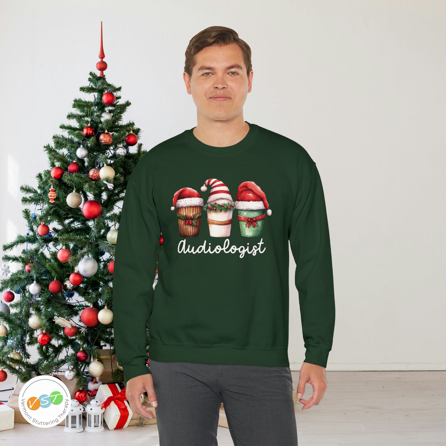 Audiologist Christmas Coffee Sweatshirt
