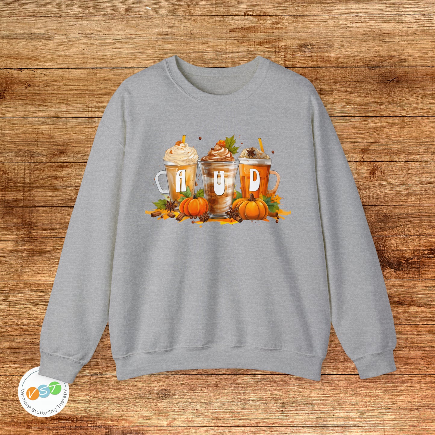 AUD Fall Pumpkin Latte Coffee Sweatshirt Gift