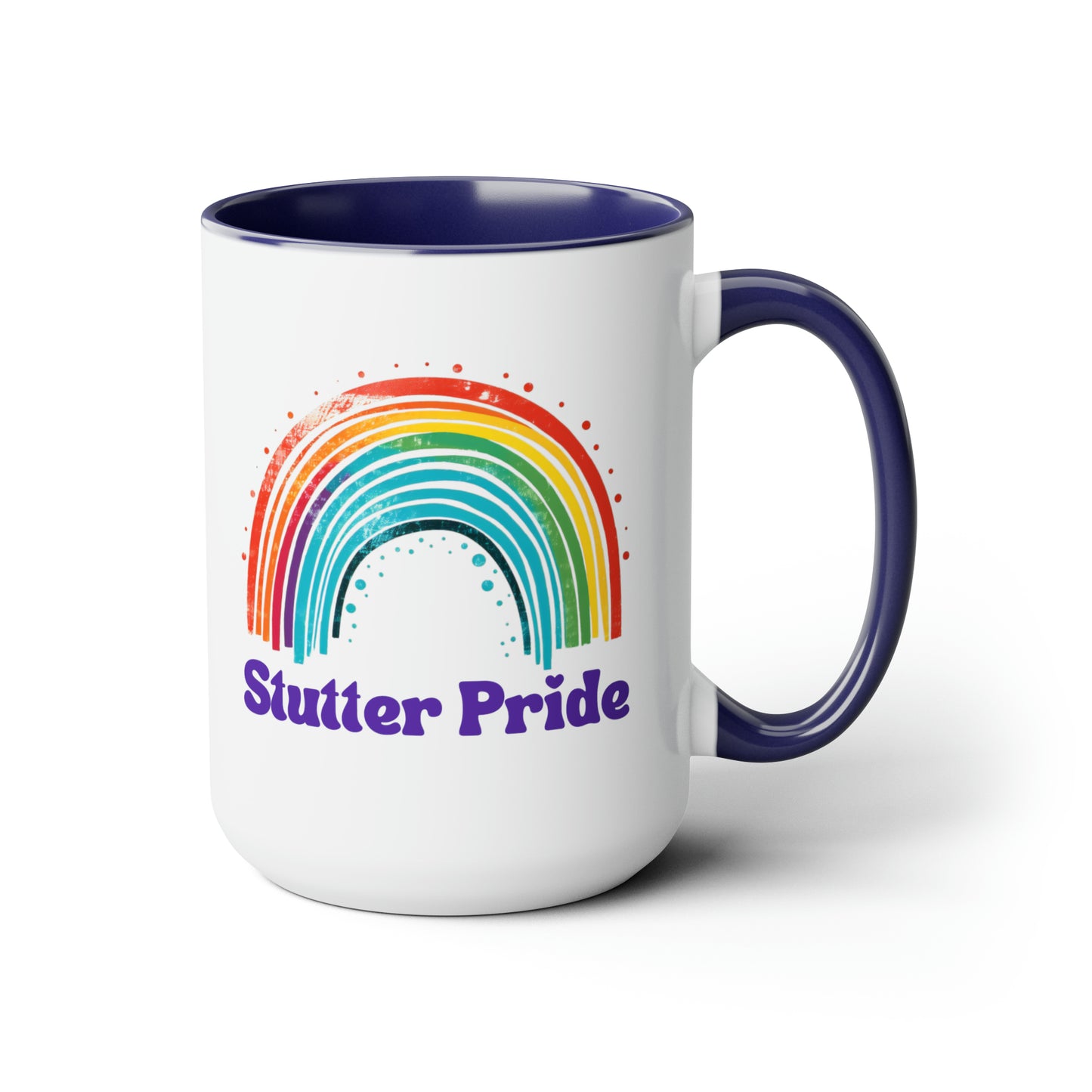 Stutter Pride Rainbow 15oz Mug