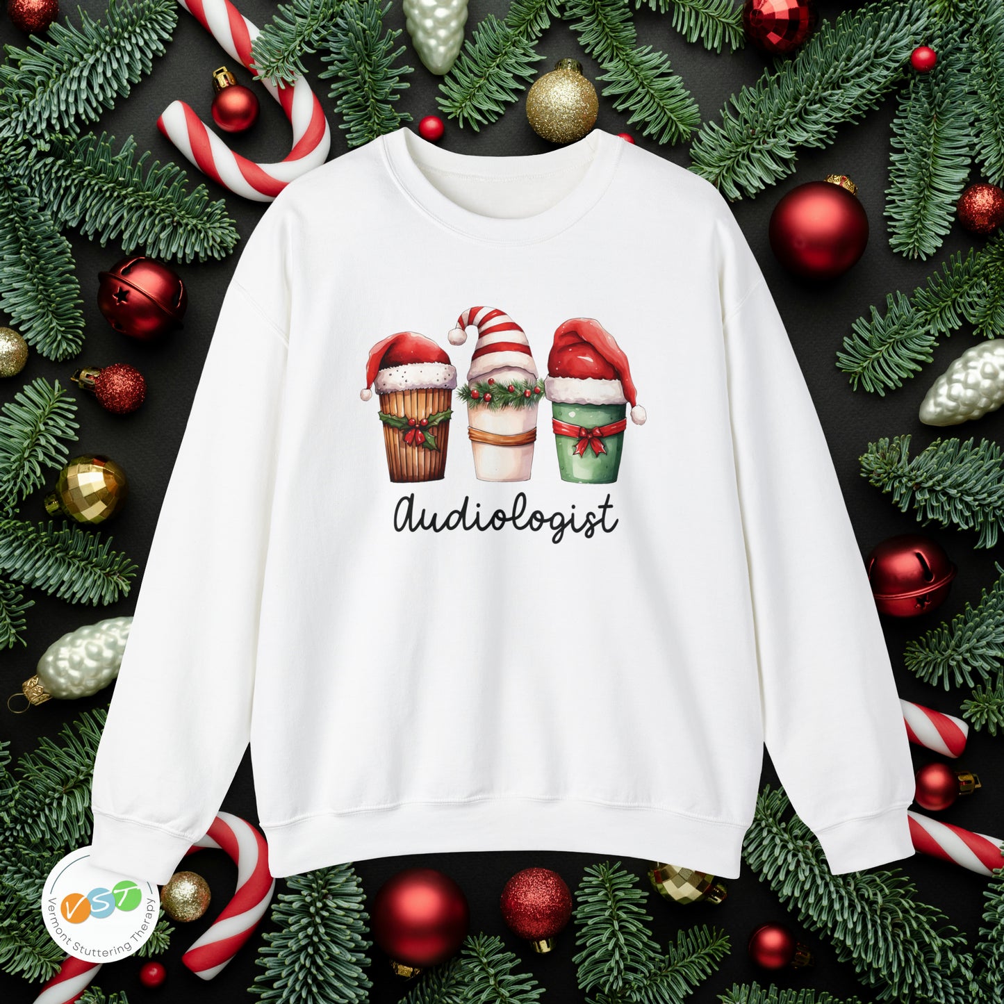 Audiologist Christmas Coffee Sweatshirt