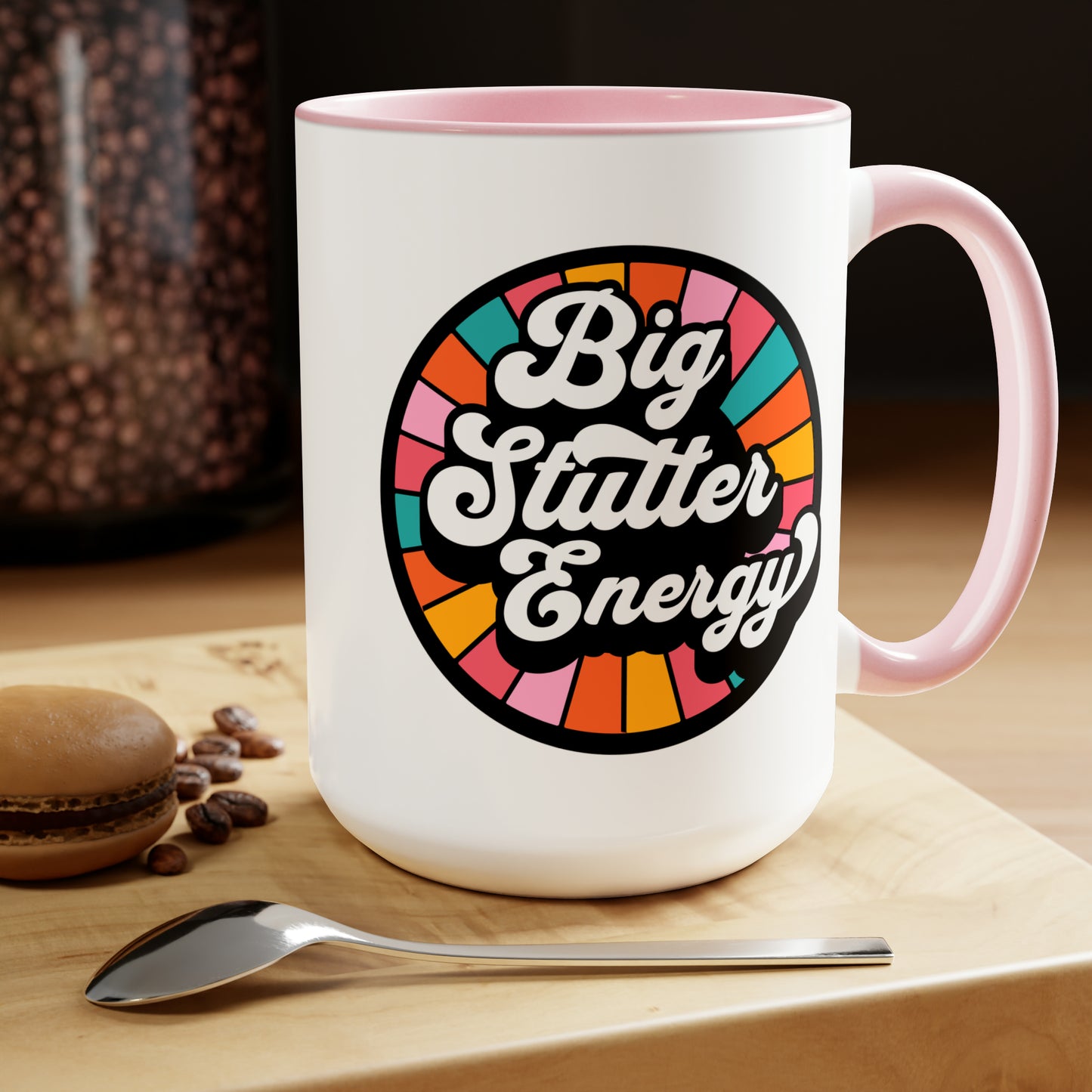 Big Stutter Energy Proud Stuttering Mug, 15 oz