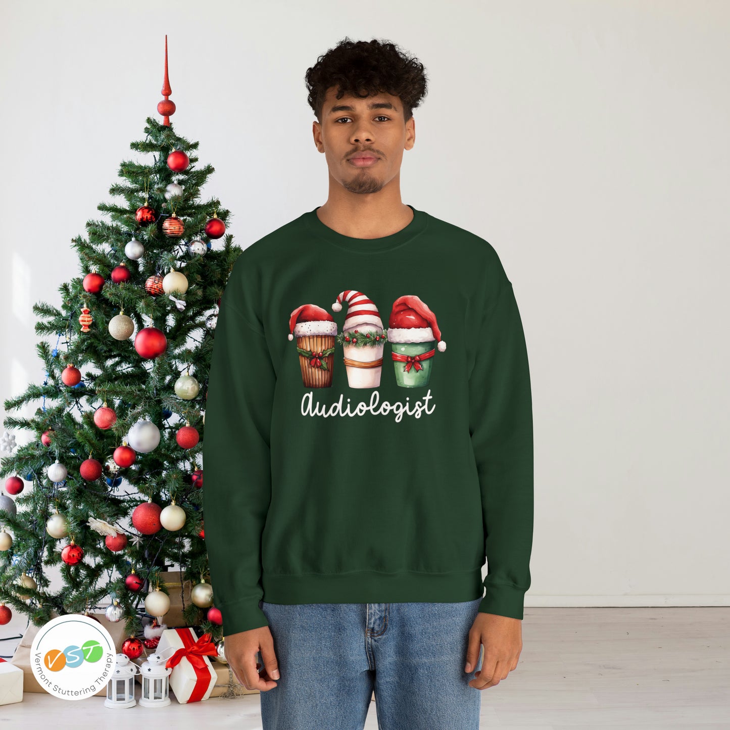 Audiologist Christmas Coffee Sweatshirt