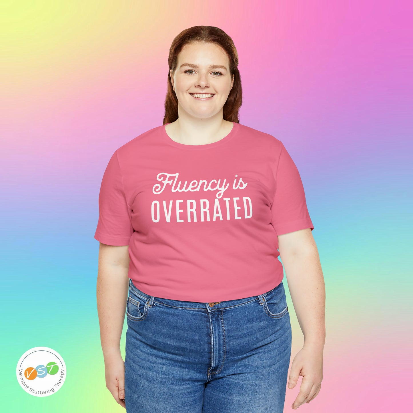 Fluency is Overrated Stuttering Tshirt