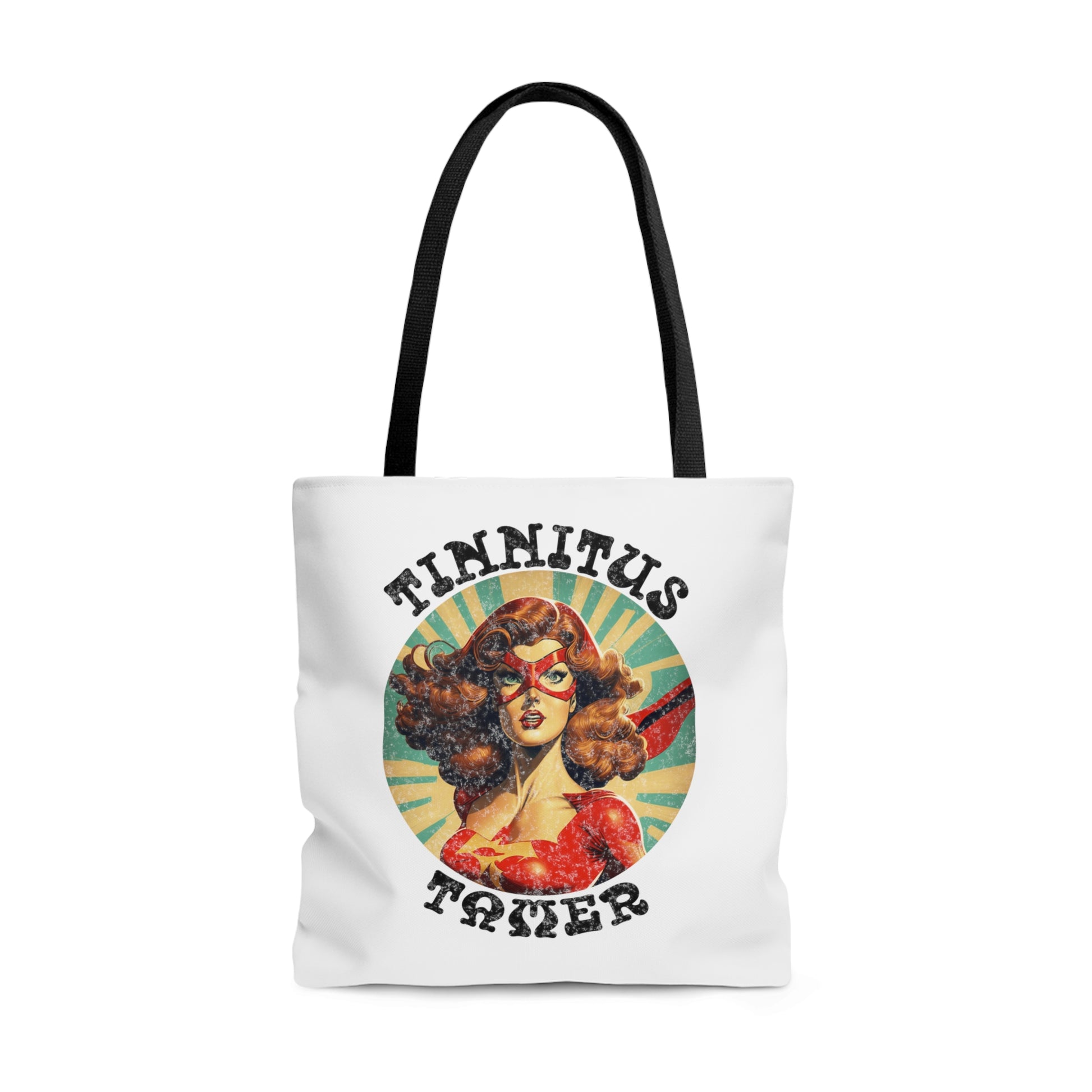 Tinnitus Tamer Retro Audiology Gift Tote Bag, 3 sizes