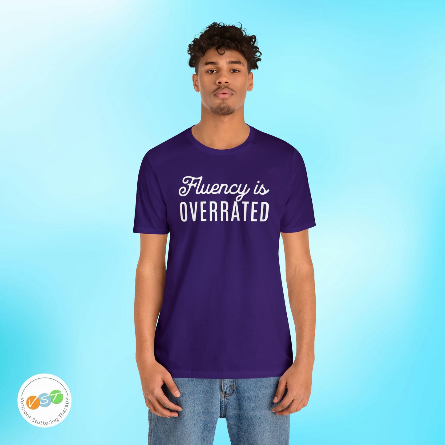 Fluency is Overrated Stuttering Tshirt