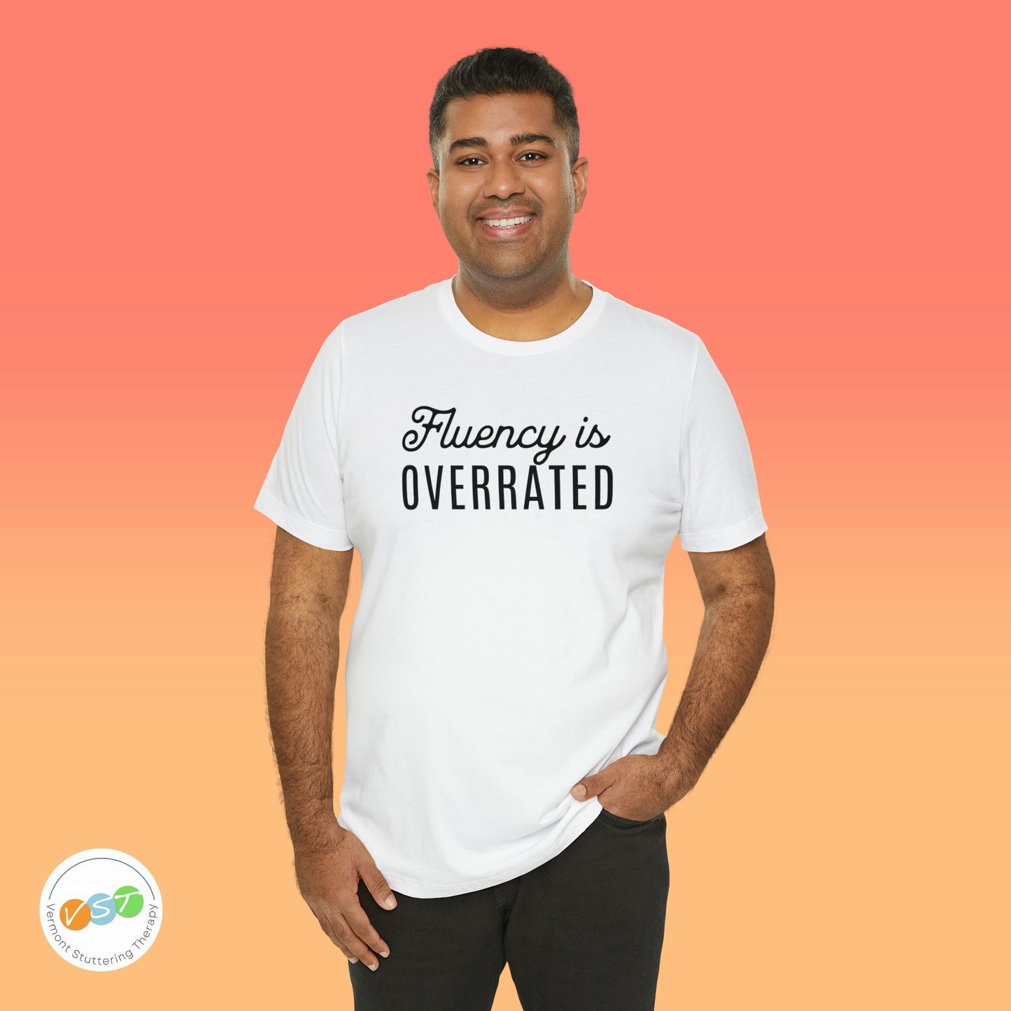 Fluency is Overrated Stuttering Tshirt