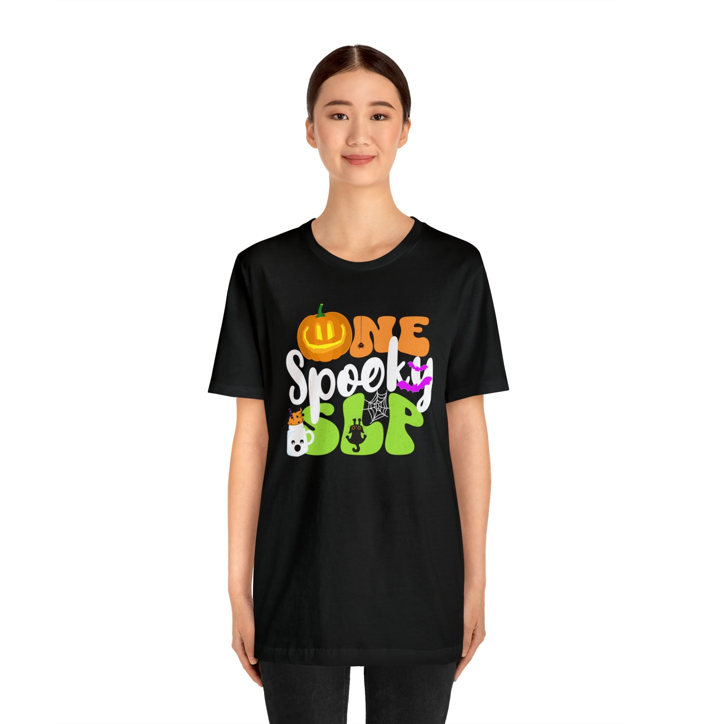 One Spooky SLP Halloween Tshirt for Speech-Language Pathologist