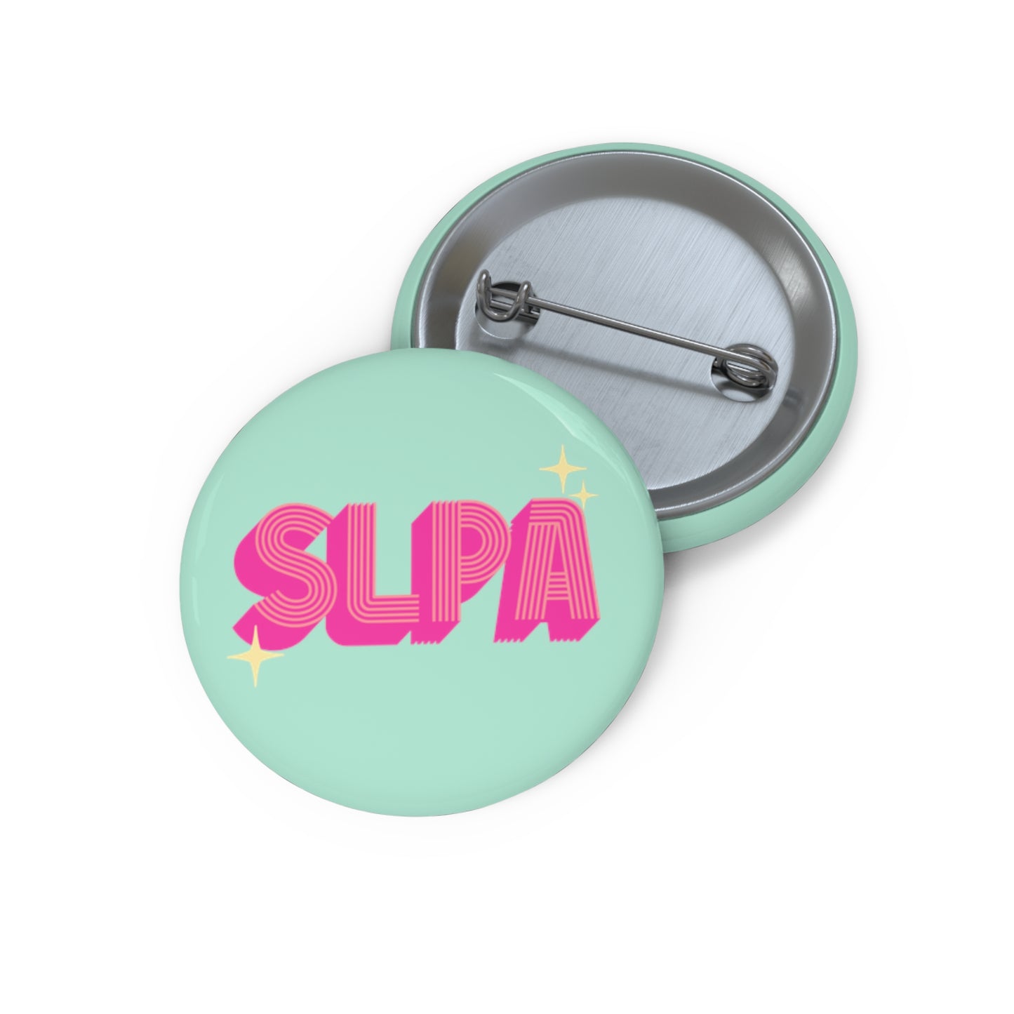 SLPA Retro Button for Speech-Language Pathology Assistant, 1.25" 2.25" or 3"