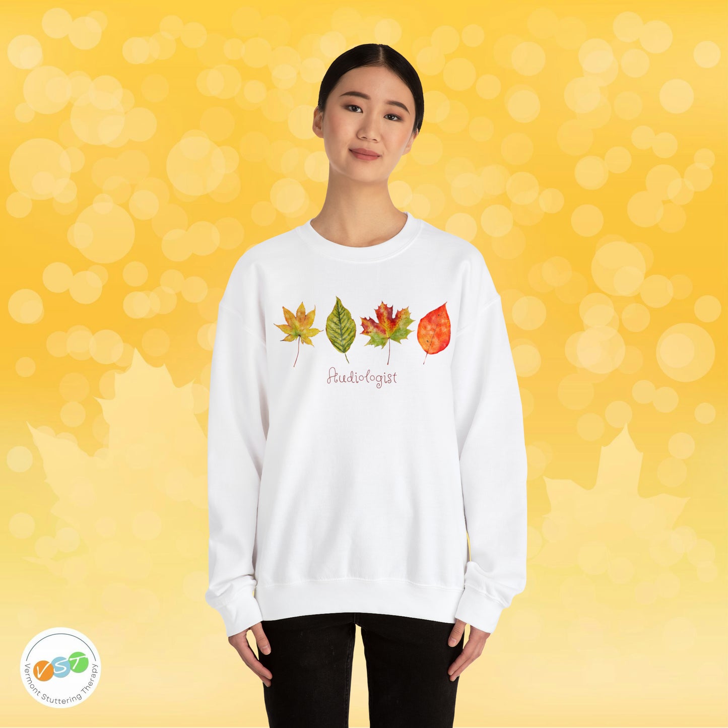 Audiologist Fall Leaves Sweatshirt Gift