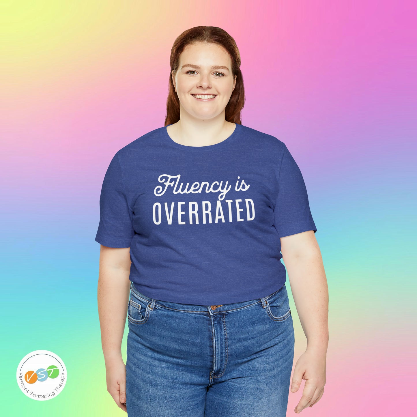 Fluency is Overrated Stuttering Tshirt