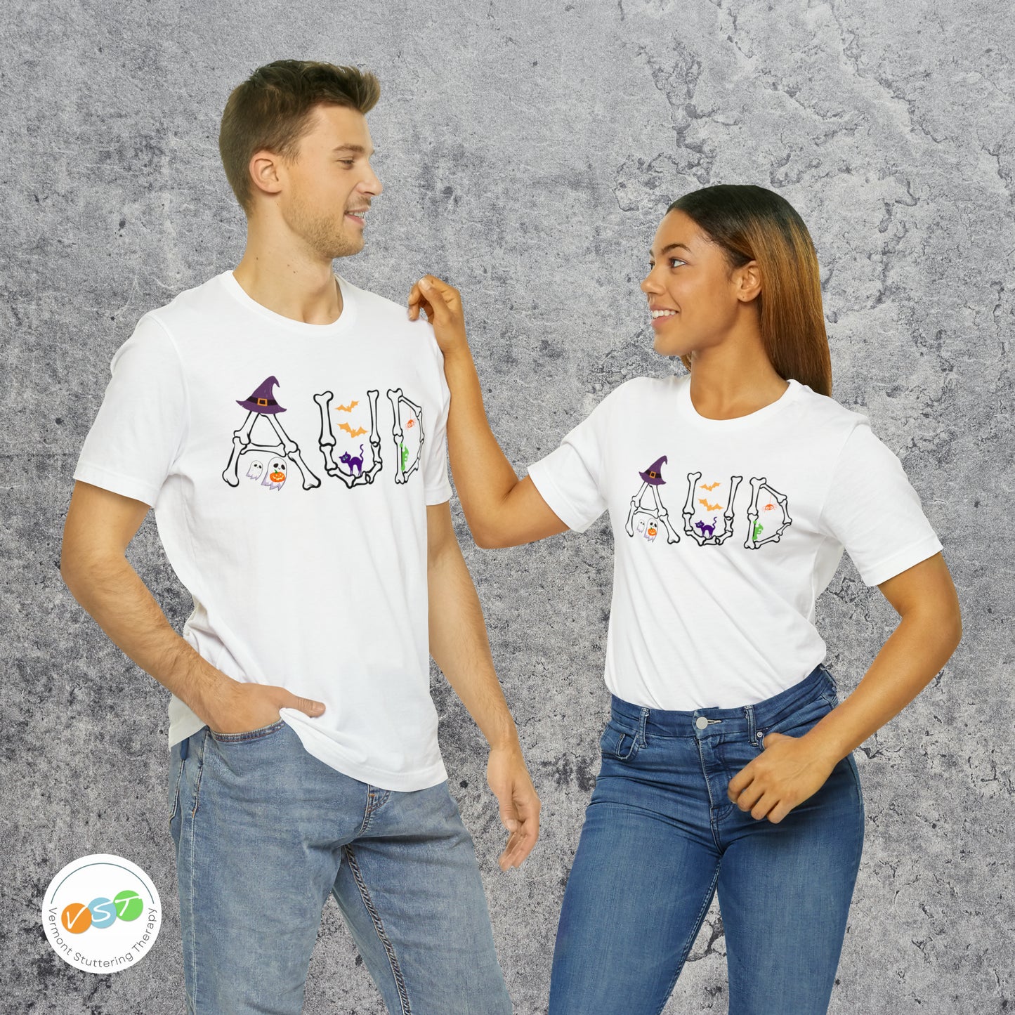 AUD Halloween Spooky Cute T-shirt for Audiologist