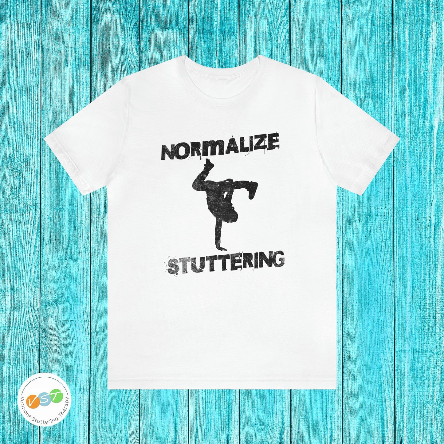 Normalize Stuttering Breakdancer Grunge Tshirt
