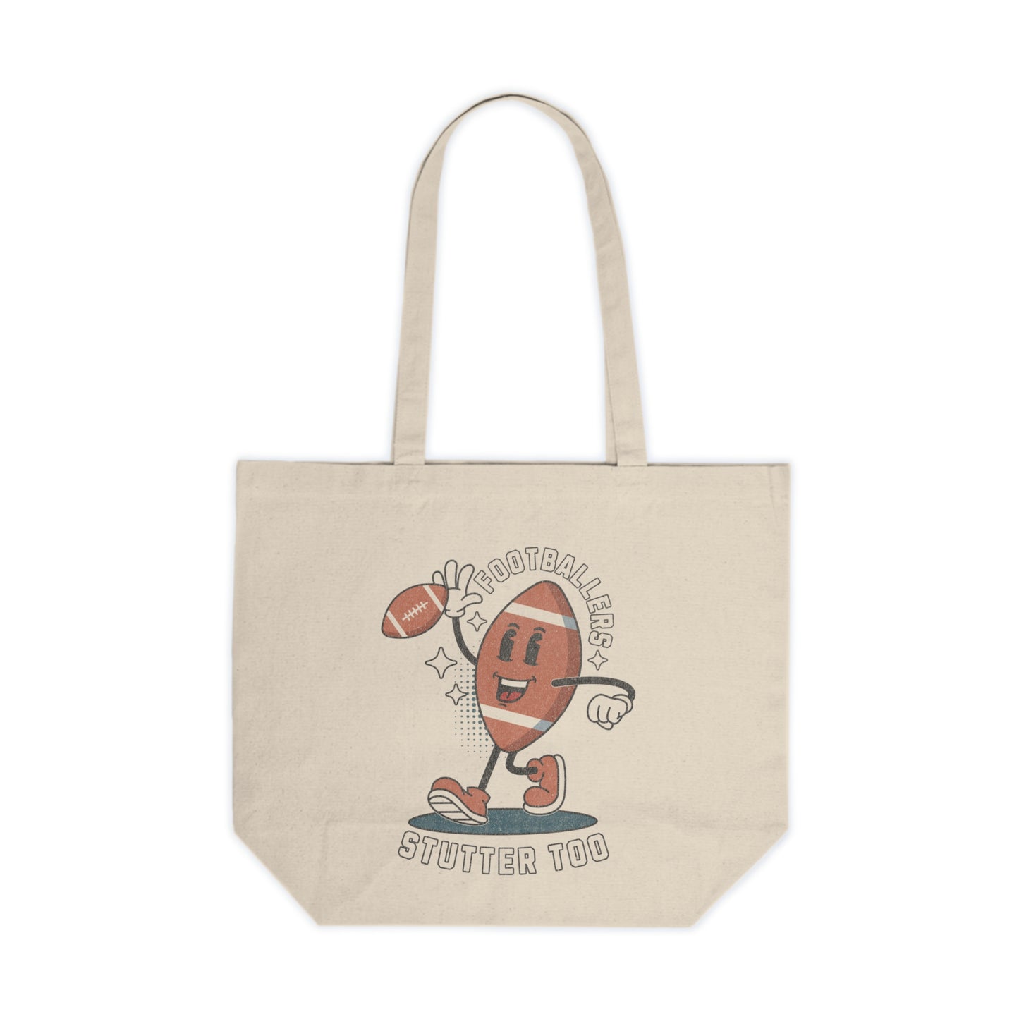 Footballers Stutter Too Canvas Tote