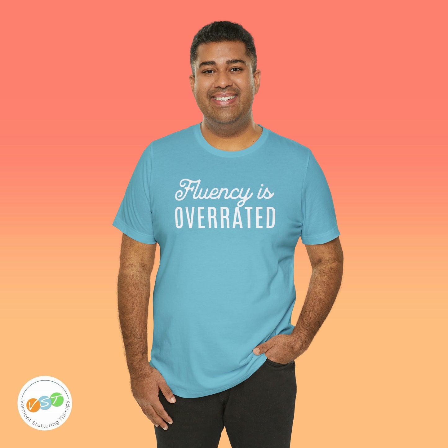 Fluency is Overrated Stuttering Tshirt