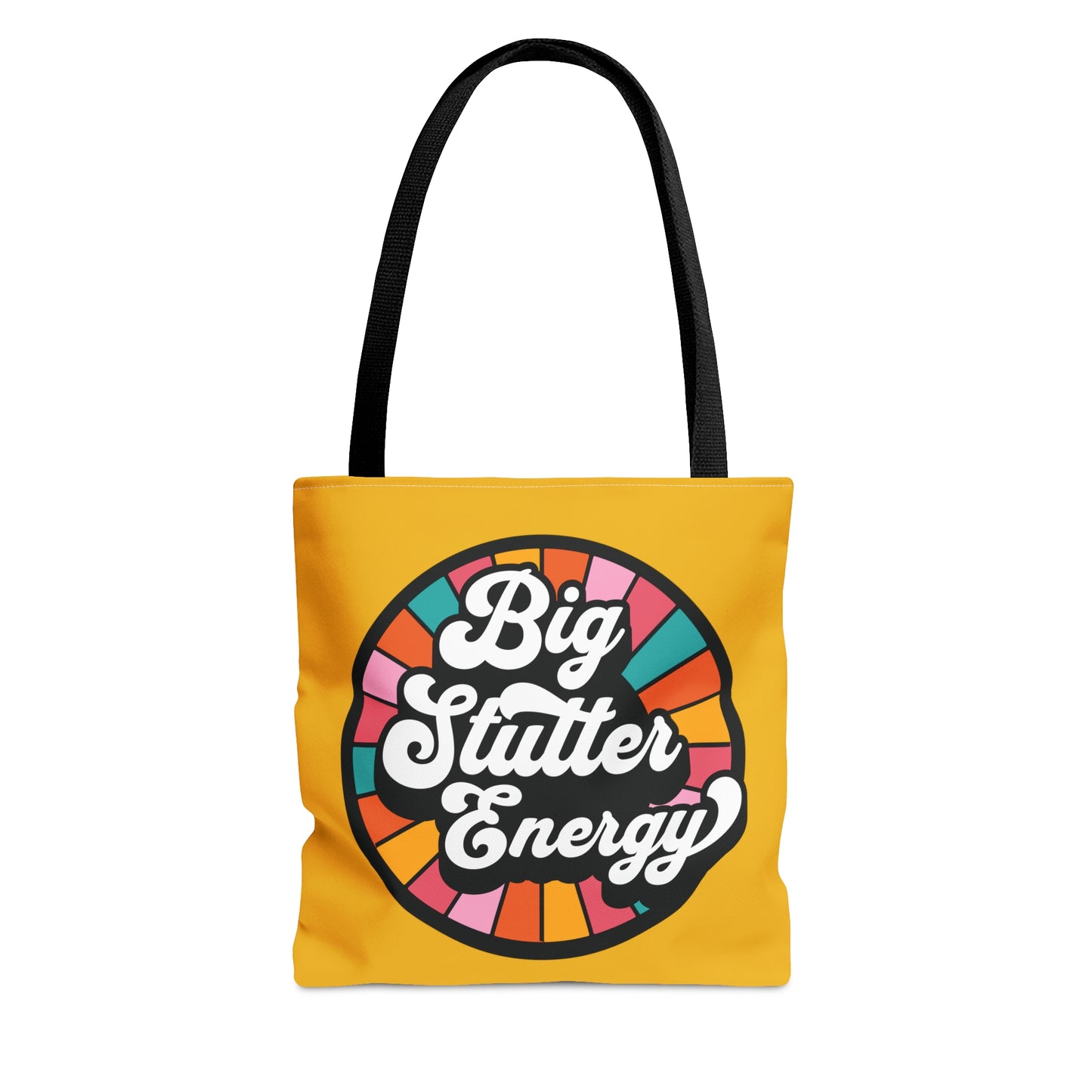 Big Stutter Energy Bold Retro Stutter Tote Bag