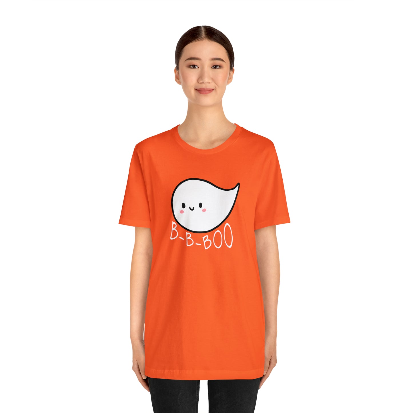 Stuttering Ghost B-B-Boo Halloween T-shirt - Adult